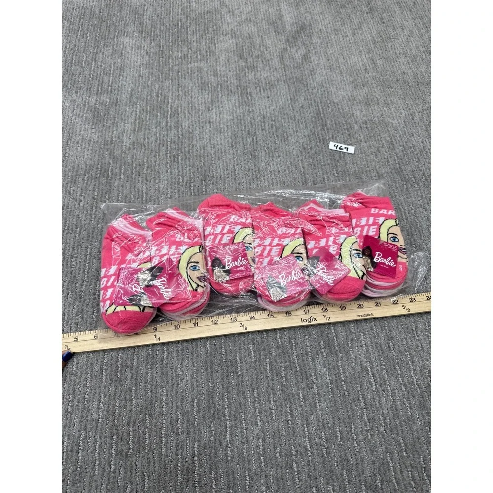 30 Pairs Barbie Socks Kids Shoe Size 7 1/2 To 3 1/2 #469